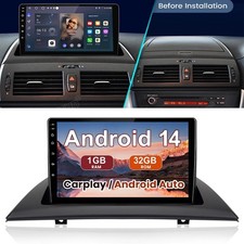 9" Android 14 Apple CarPlay For BMW X3 E83 2004-2012 Car Stereo Radio GPS Nav