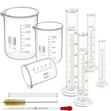 11Pcs Measuring Beaker Lab