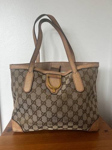 Gucci monogram ring tote - gucci,