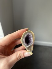 Amethyst agate natural crystal - amethyst,