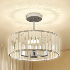 HOMCOM Semi Flush Mount Modern