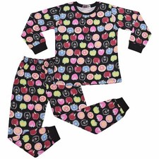 Kids Girls Boys Fruit Print