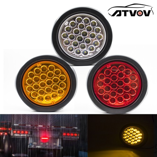 Round led 12v 24v - 12v, tail