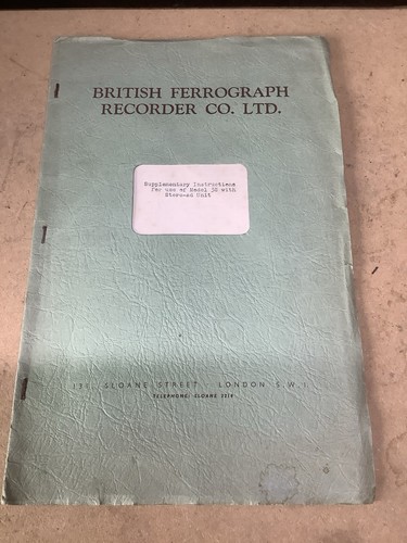 Ferrograph stere series - ferrograph,