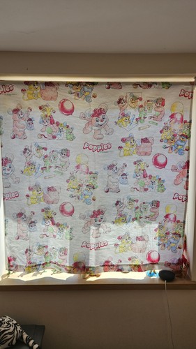 Vintage 1980s popples - vintage, curtains