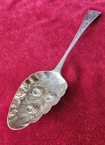 Antique georgian berry spoon - antique,