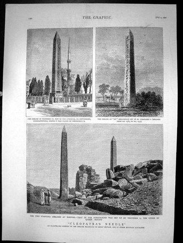 Old cleopatras needle two - old,