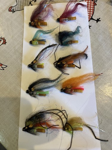 Tube flies salmon assorted - tube, assorted.