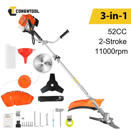 52cc petrol strimmer - 52cc, 3-in-1