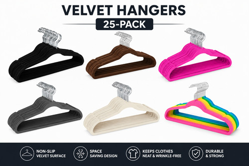 Velvet hangers pack heavy - hangers,