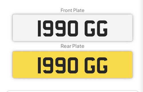 Private registration plate - private,