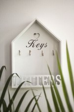 Hanging key letter rack - hanging,