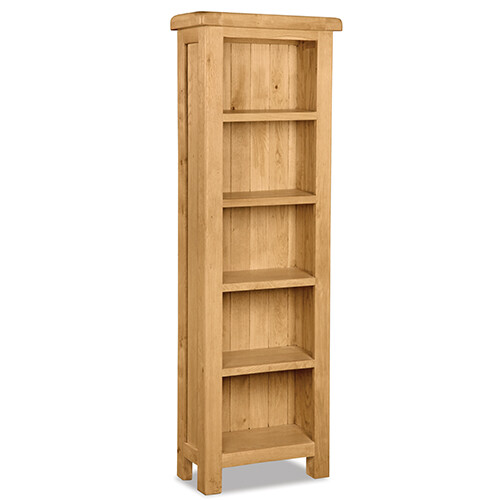 Oakvale slim bookcase rustic - slim,