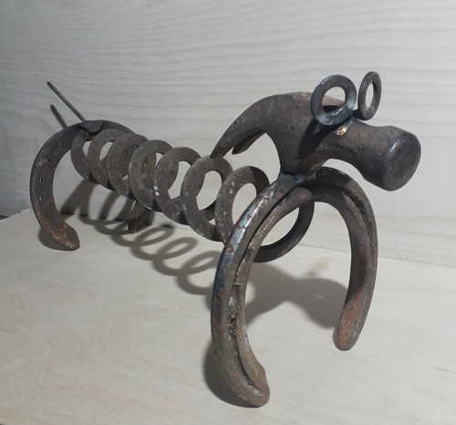 Scrap metal dog rusty - scrap,