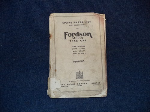 Fordson major spare parts - major,
