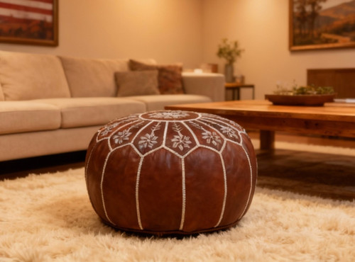 Prefilled brown leather - prefilled,