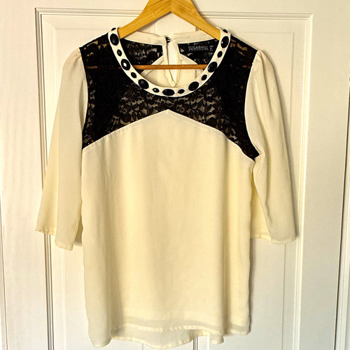 Sugarhill boutique ivory black - boutique, ivory/black