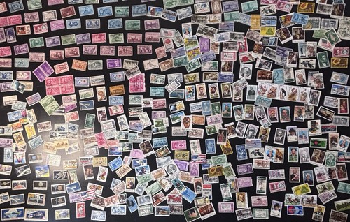 700 used stamps bulk job - 700,