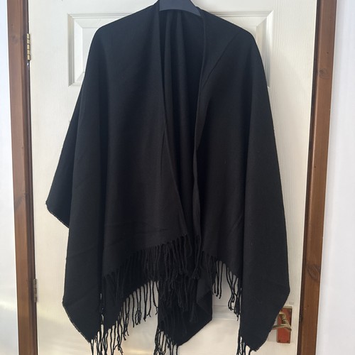Ladies black cloak one size - one, size.