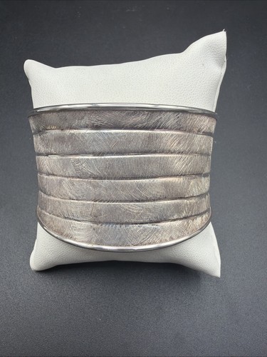 Sterling silver wide - wide, cuff