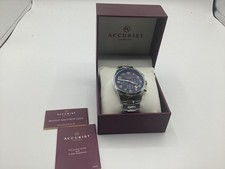 ACCURIST  CHRONOGRAPH STAINLESS STEEL WATCH  BRAND NEW IN BOX