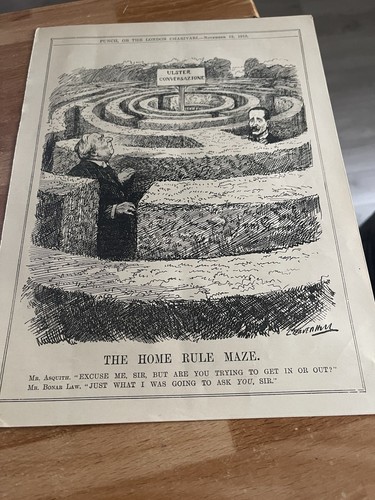 Punch cartoon 1913 home - cartoon,
