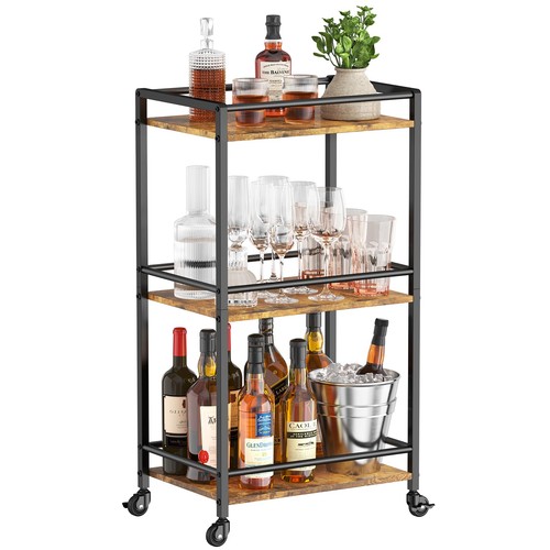 Lifewit drink cart rolling - drink, cart,