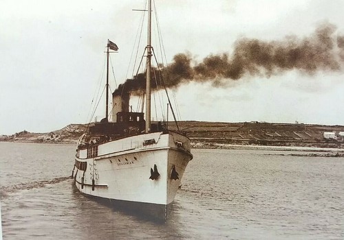 Shipping postcard steam - shipping,