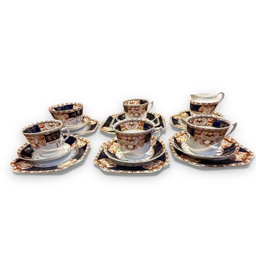 Vintage imari pattern tea set - imari,
