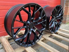 18" rs6 XT1 black gloss alloy wheels vw golf audi/vw/tt/t4/a4/a3/a6/skoda