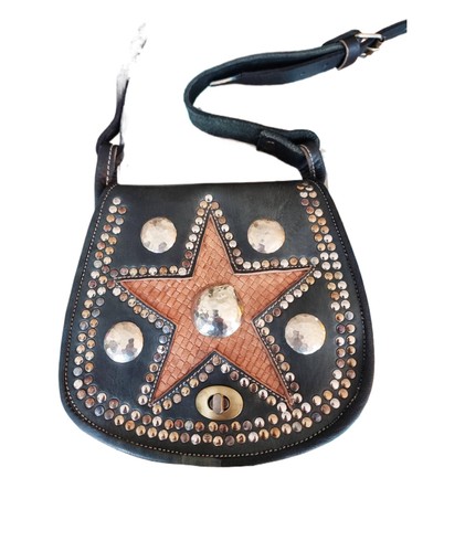 Star leather purse vintage - star,