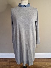 COS Grey 100% Cotton Shift
