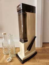 Vintage 1980s Soda Stream 101 machine with 2 bottles