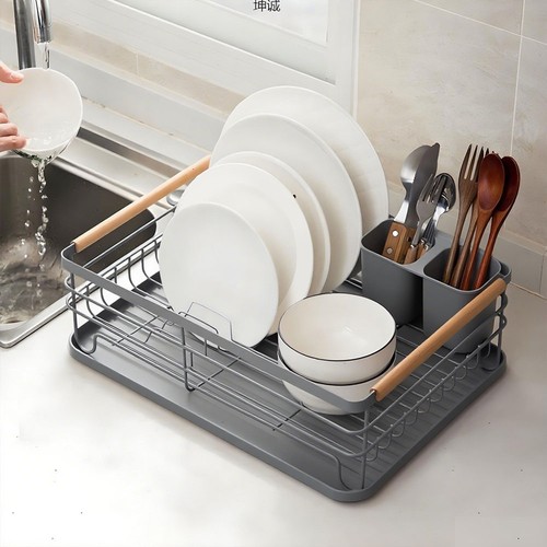 Kitchen metal dish drainer - kitchen,