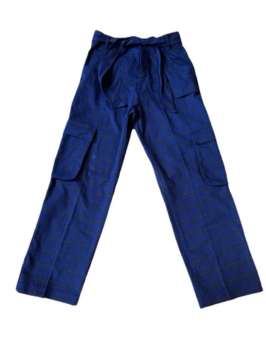 Zara women blue tartan - zara, women’s