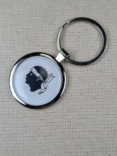Corsica flag keyring - flag,