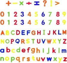 80 Pieces Magnetic Letters