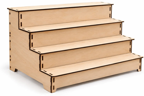 Tier wooden display - 4,
