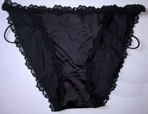 Sexy black slippery - black,