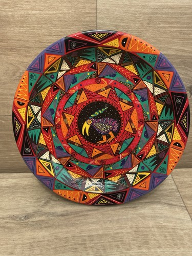 African themed plate vibrant - african,