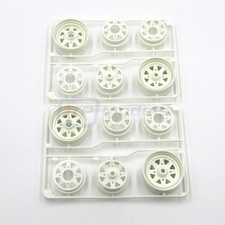 Tamiya Subaru Brat/F150 Ranger/Pajero, 9005099/19005099 Front & Rear Wheels NEW