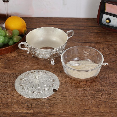 Sugar bowl with lid and - sugar,