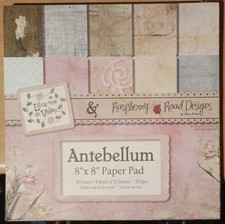 Lily of the Valley Raspberry Road - 8" x 8" Paper Pad - Antebellum - 30 sheets