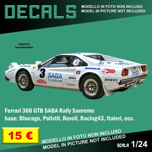 Decals repro ferrari - ferrari, gtb