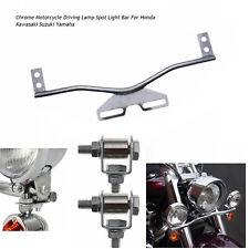 Motorcycle Turn Signal Fog Lamp Spot Light Bracket Bar For Honda Suzuki Yamaha