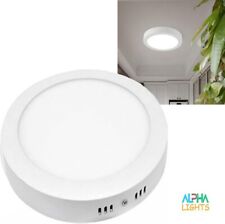 12W LED Round Ceiling Light Surface Mounted Panel Lamp 6000K Cool White