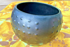Vintage studded bowl - bowl, dark