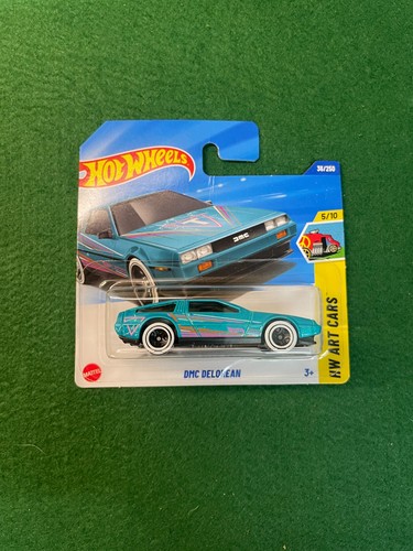 Hot wheels dmc delorean blue - hot,