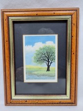 Watercolour painting framed - framed, on