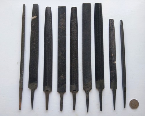 Engineers files joblot - files, (x9)